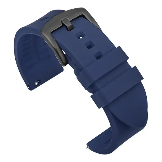Correa Silicon Hebilla Negra Para Fossil Hybrid Hr Neutra