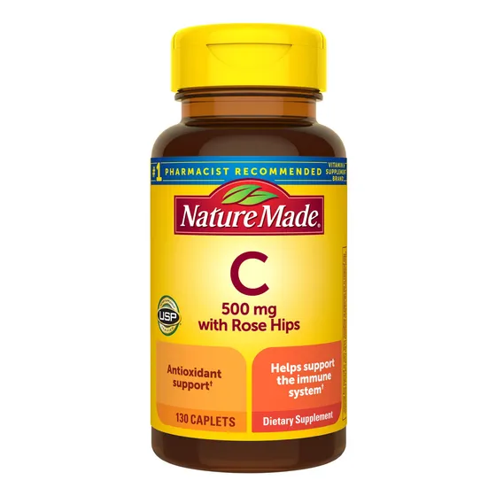 Suplemento De Vitamina C Nature Made 500 Mg Con Rosa Mosquet