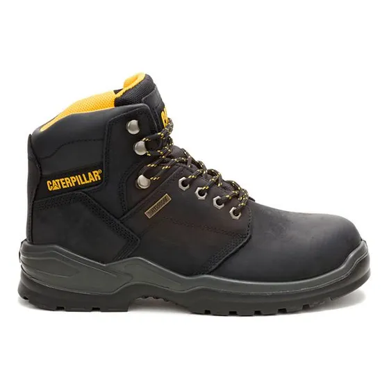 Cat Striver St Wp Impermeable Negro Casquillo De Metal