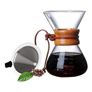 Cafetera De Vidrio Con Filtro De Acero Inoxidable Cafetera De Vidrio Con Filtro De Acero Inoxidable