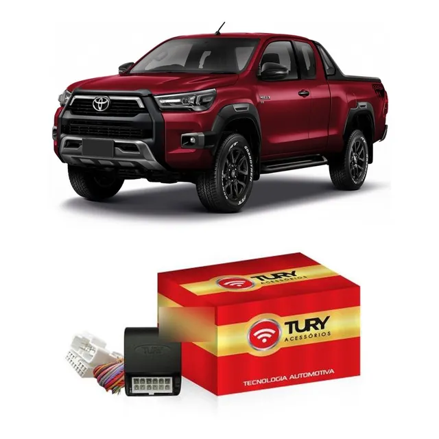 Modulo De Vidro Tury E Rebatimento Retrovisor Hilux Srx 2016 / 2020   Park 4.21 Ch 