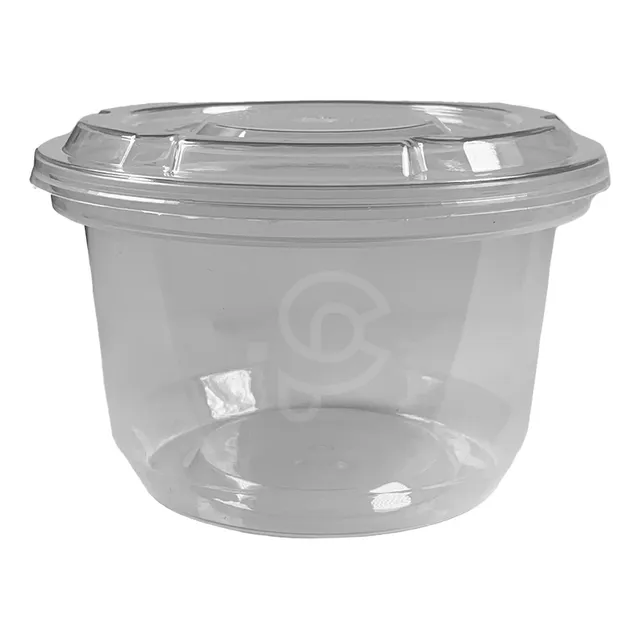Envase Plástico Transparente, 16 Onzas, Sopera, Arroz Chino