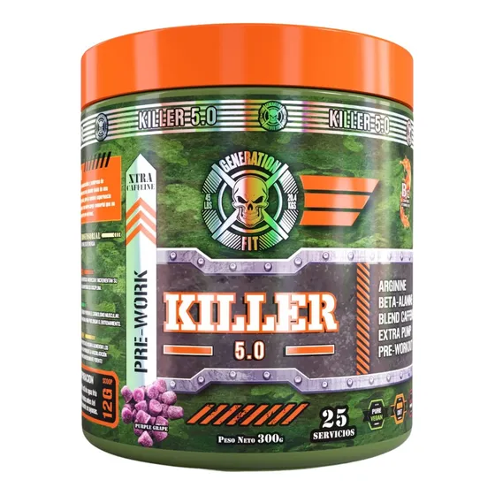 Killer 5.0 Pre Workout 25 Servicios Generation Fit