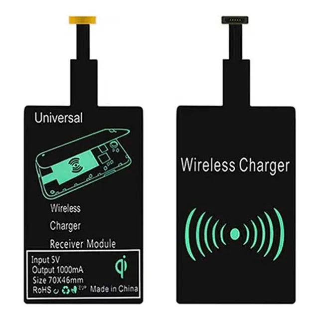 Receptor Adaptador Carregador Universal Indução Wireless Qi
