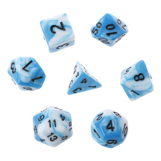 (6 #mold) Dados Poliédricos Acrílicos Para Juego De Mesa Trp (6 #mold) Dados Poliédricos Acrílicos Para Juego De Mesa Trp