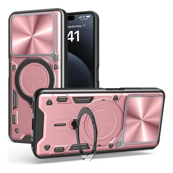 Funda Compatible Con Tecno Pop 9, Cubierta Rosa Para Cámara