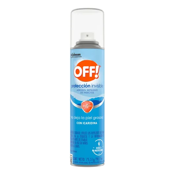 Repelente Mosquitos Off! Protección Invisible Aerosol 98.7ml