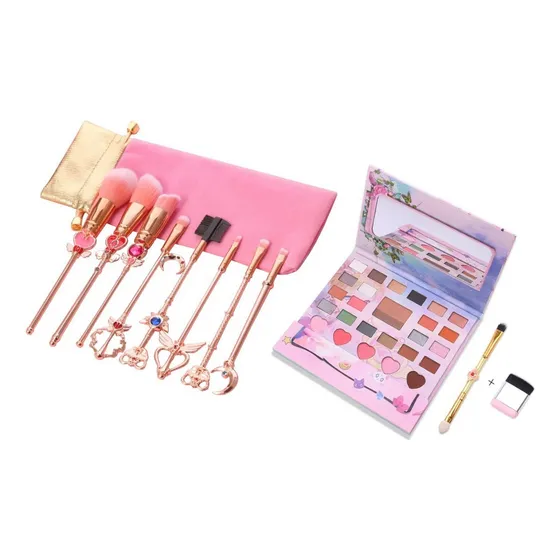 Ss Sroje Kit De Brochas De Maquillaje Sailor Moon 8 +caja