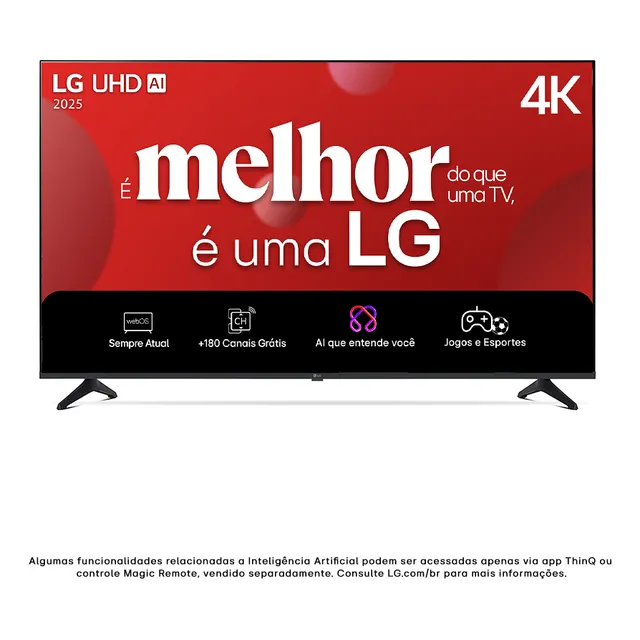 Smart Tv LG Uhd Ai 4k 50 Ua75 2025 - Hdr10 Pro - 50ua7500