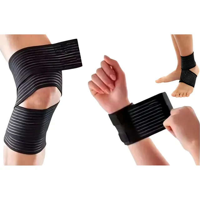 Codera Elástica Ortopédica Ajustable Vendas Multiuso Pack X2