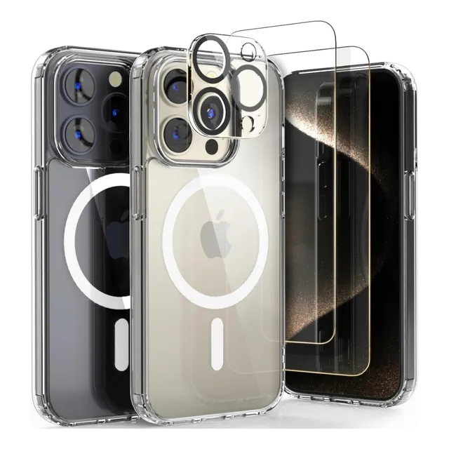 Forro iPhone 16 Pro Max Con Protector De Pantalla Y Cámara