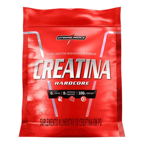 Creatina 100% Pura Pouch 1Kg Integralmédica