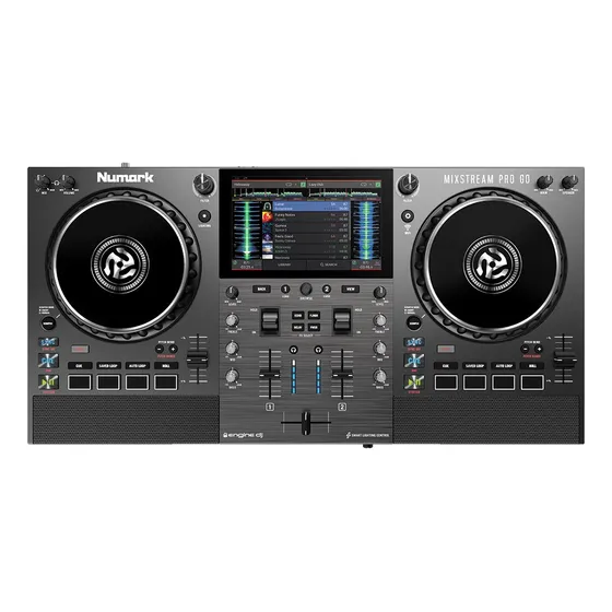 Controlador DJ Numark Mixstream Pro Go plateado 220V