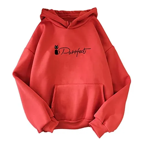 Sudadera Capucha Niña Negra Para Mujer Cuello Manga Larga