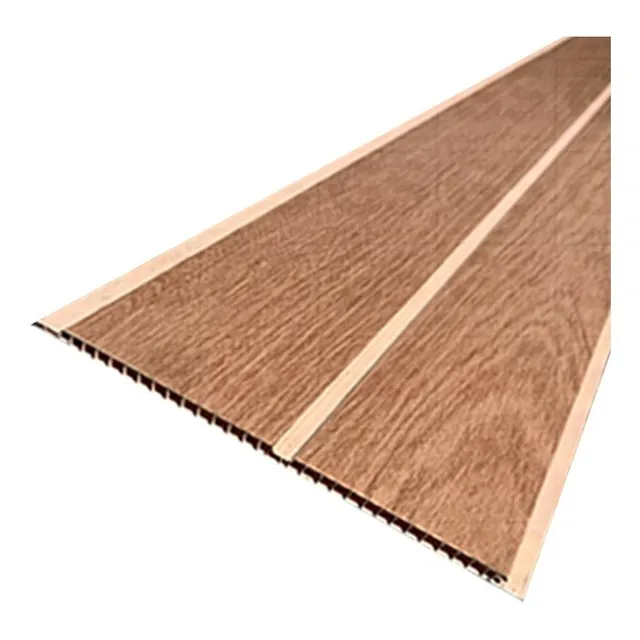 Cielorraso Pvc Marron Smil Madera 6 Metros 
