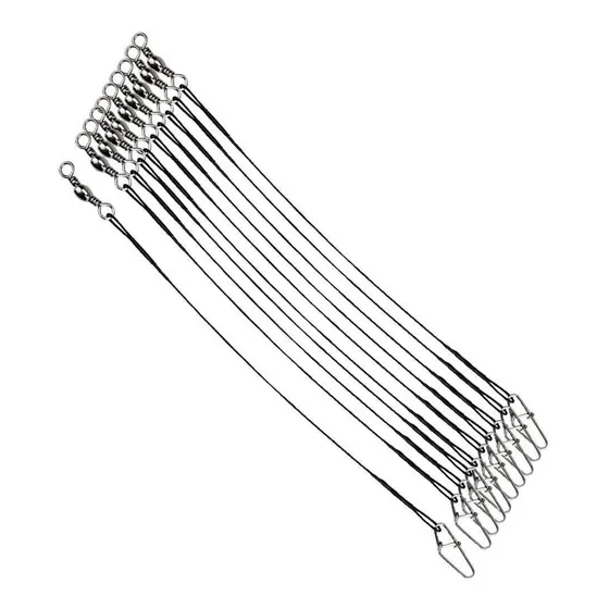 Chicote Leader Castor Encastoado Empate N. 9 Black 30un