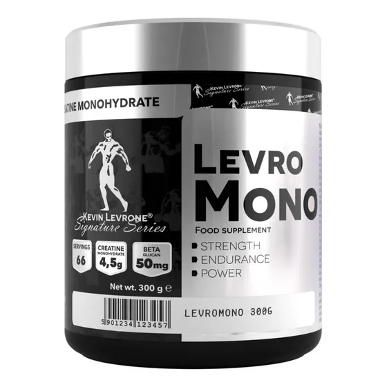 Creatina Monohidratada Kevin Levrone 300g 120 Servicios