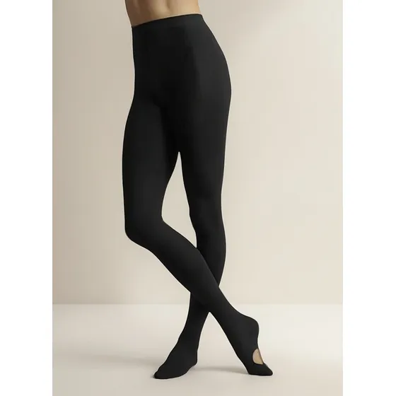 Meia Calça Conversivel Fio 80 Com Furo Ballet Dança Bale 