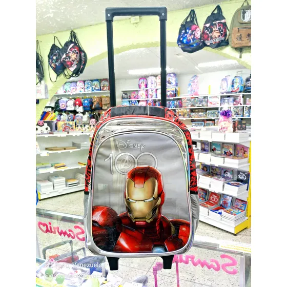 Maleta Escolar Grande Iron Man Original - Disney