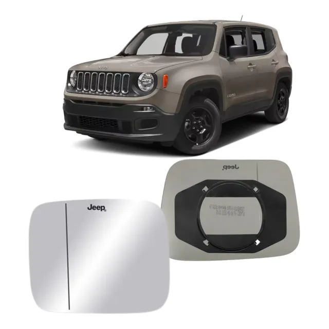 Lente Espelho Com Base Retrovisor Jeep Renegade