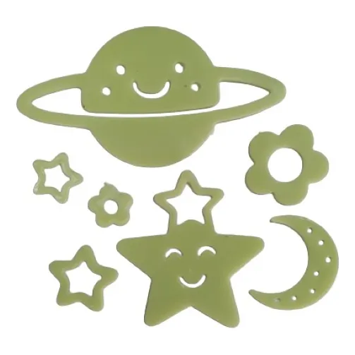 35 Bolsitas De Estrellas Brillan Oscuridad Para Pared/ Techo