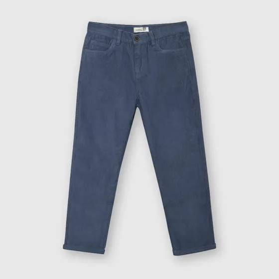 Pantalón De Niño De Cotele Azul Colloky