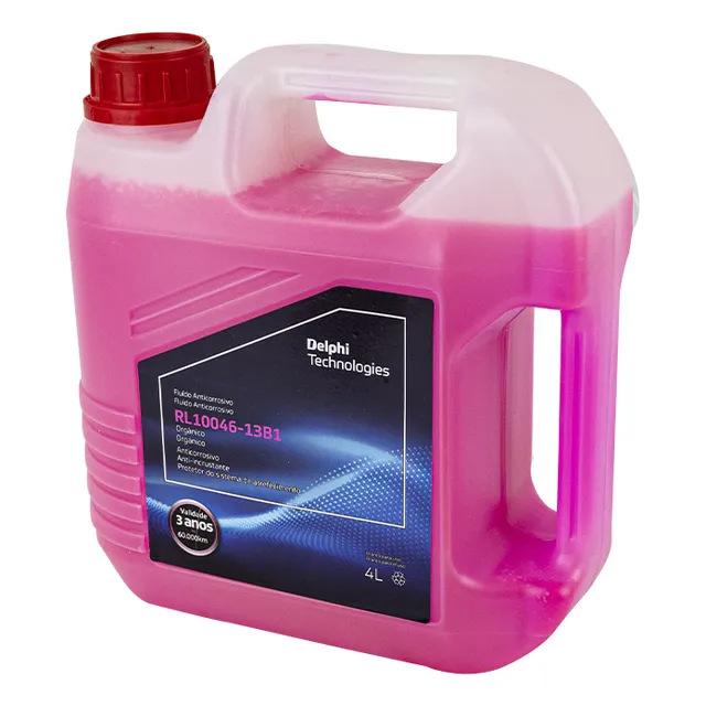 Refrigerante Anticongelante Rosa Listo Para Usar 4 Litros
