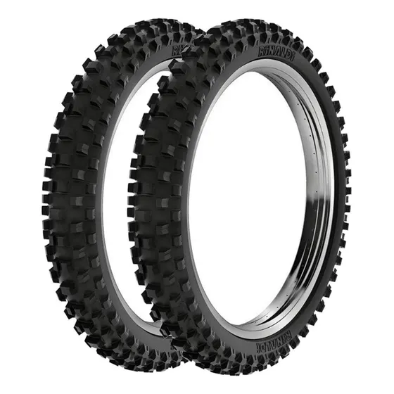 Kit 2 Pneus 60/100-17 Sh31 Diant Rinaldi Biz Bis Trilha Cros
