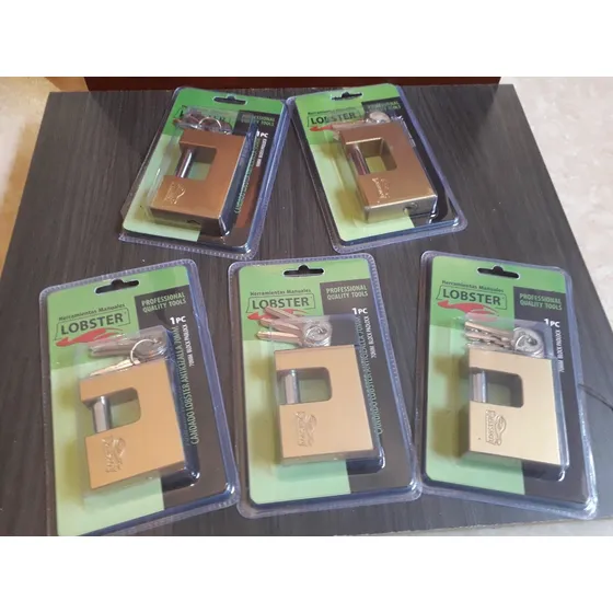 Candado  Anti Cizalla 3 Llaves 90mm ( Tipo Cisa ) Nuevo