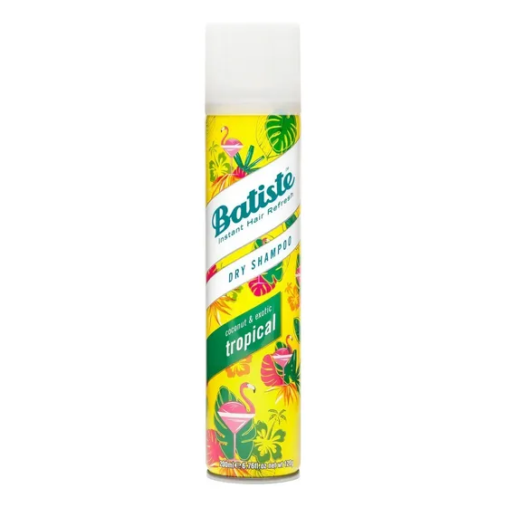 Shampoo seco Batiste Tropical de coco en spray de 200mL por 1 unidad