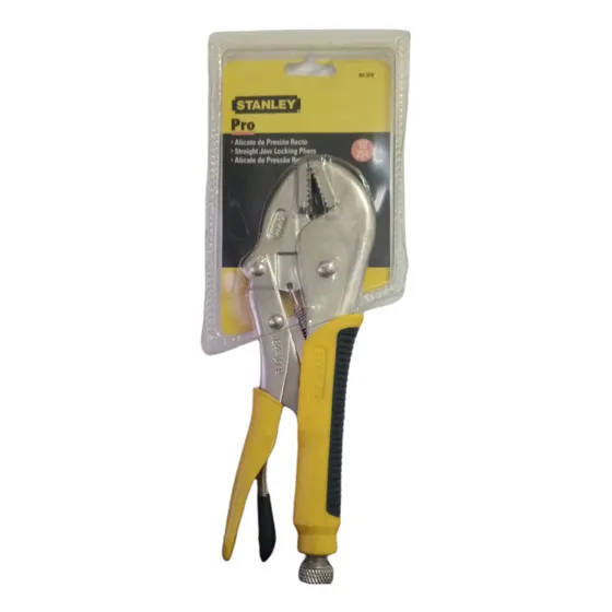 Alicate De Presion Recto Stanley 10 Con Mango De Goma 84-379