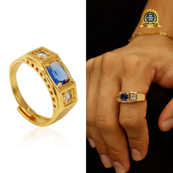 Anel Formatura Masculino De Moeda Antiga Banhado A Ouro 18k