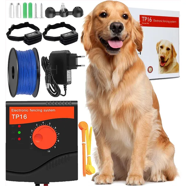 Cerco Electrico Invisible Perimetral Para Perros 2 Collares