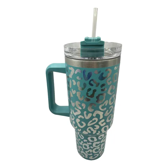 Vaso Térmico 1.20l Taza Animal Print Colores Acero Inoxidabl