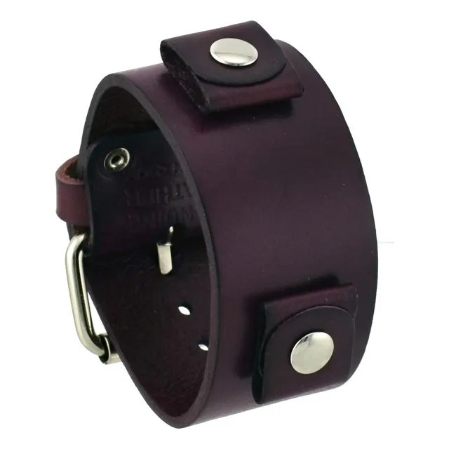 Nemesis Gb-p Unisex Púrpura De Cuero De La Pulsera De Xpciu