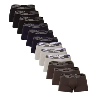 Kit 12 Cuecas Boxer AlgodĂŁo Mash Kit 12 Cuecas Boxer AlgodĂŁo Mash