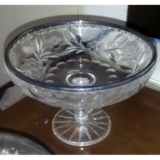 Fuente De Cristal Para Centro De Mesa