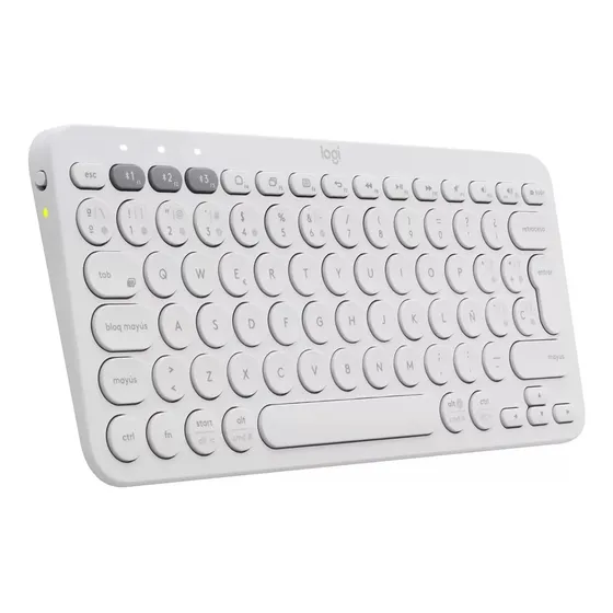 Teclado Inalambrico Blanco Bluetooth Logitech K380 Español