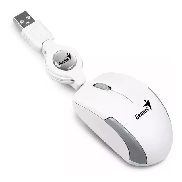 Mouse mini Genius Micro Traveler V2 31010125102 blanco