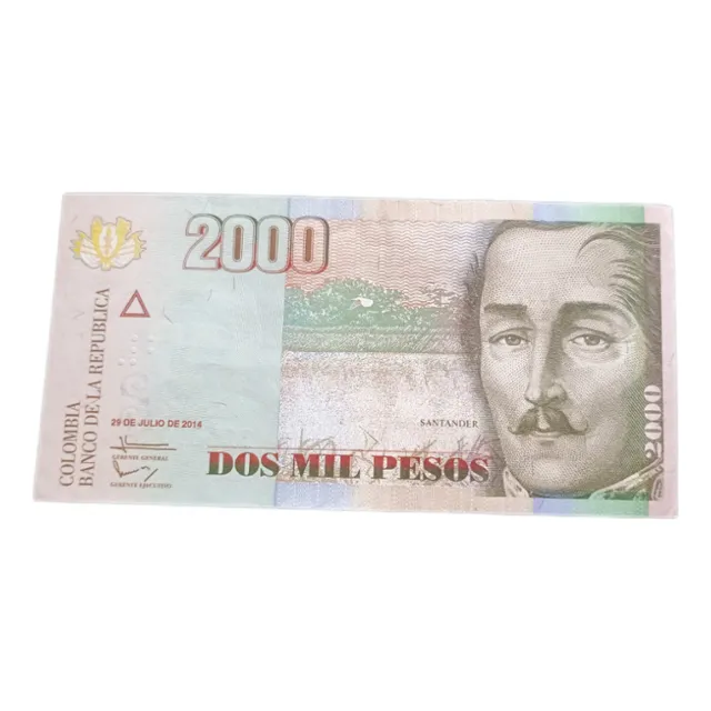 Colombia Billete De 1000 Pesos 29 Julio 2014 Unc