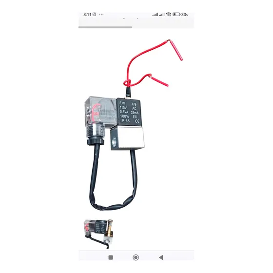Electroválvula Compresor Silente