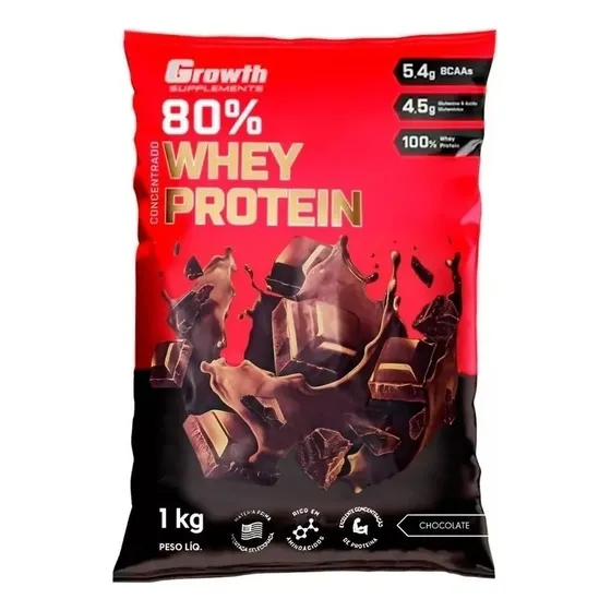 Whey Concentrado 80% Whey Protein - Growth Supplements