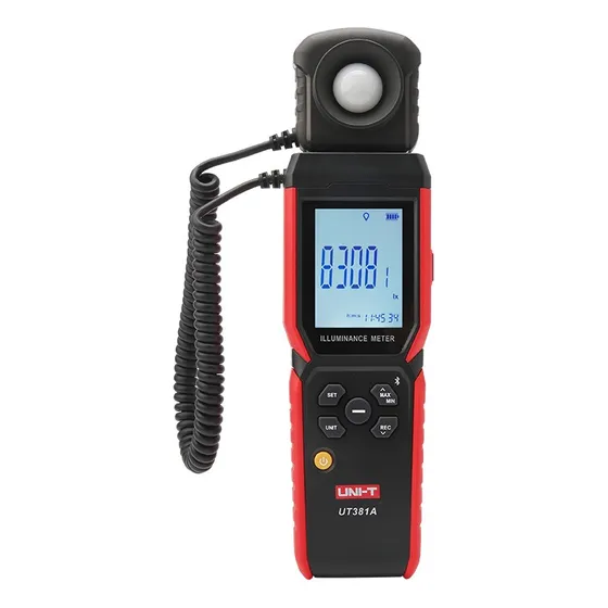 Luxometro Digital Uni-t Ut381a Medidor De Luz Iluminacion