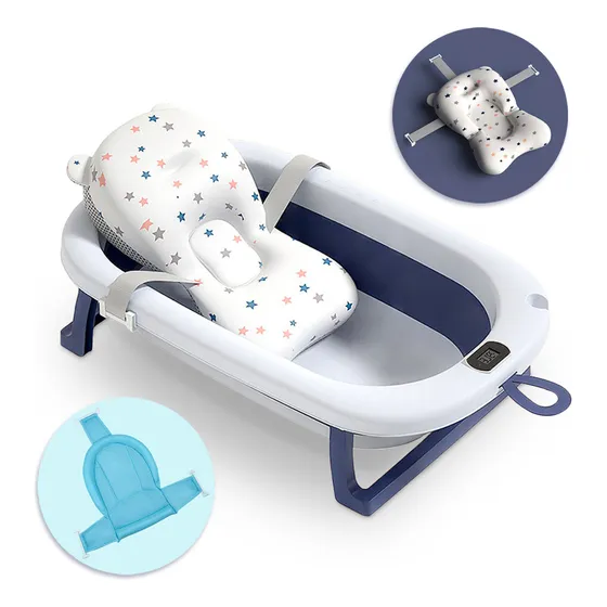 Set X 3 Bañito Bebé Plegable Control De Temperatura El Rey