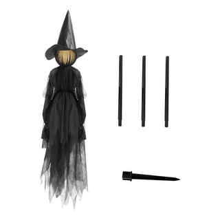 Brujas Iluminadas De 1,5 M Con Estacas Decoraciones De Brujas Iluminadas De 1,5 M Con Estacas Decoraciones De