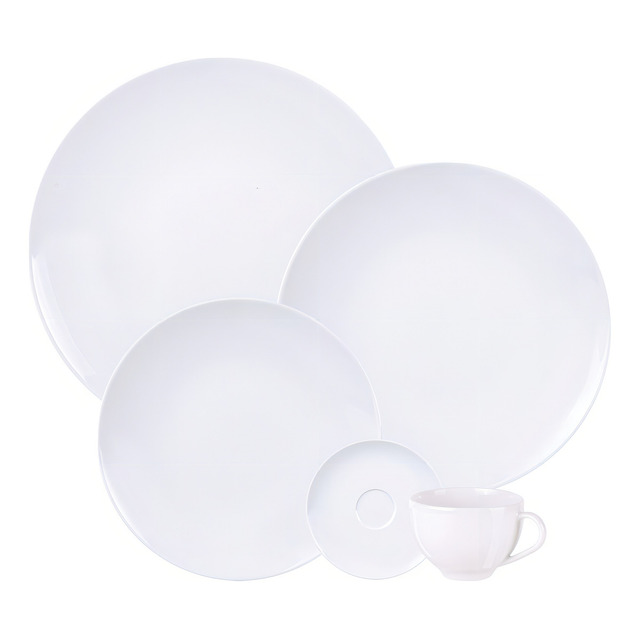 Aparelho De Jantar Tramontina Antonella Porcelana 20peças Aparelho De Jantar Tramontina Antonella Porcelana 20peças