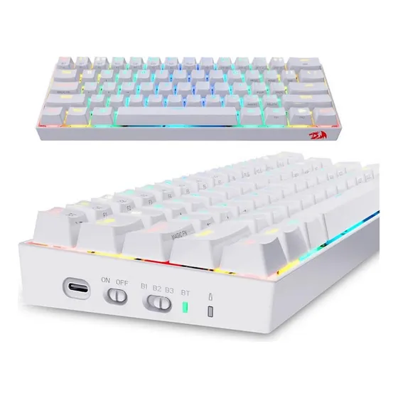 Teclado Redragon Dragonic Pro  K530w Rgbs Witch Red