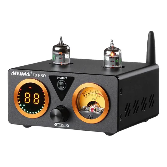 Amplificador T9 Pro Estéreo Dac 200w Valvulado Bluetooth