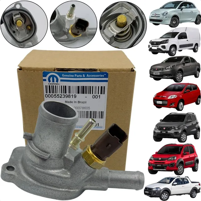 Válvula Termostática Fiat Fire Evo 1.0 / 1.4 8v Mpi 55239819