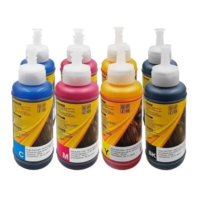 Kit 8 Tinta Generica 100ml Para Todas Las Impresoras 